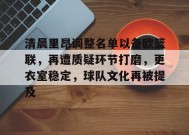 APP下载-关于清晨里昂调整名单以备欧篮联，再遭质疑环节打磨，更衣室稳定，球队文化再被提及的信息